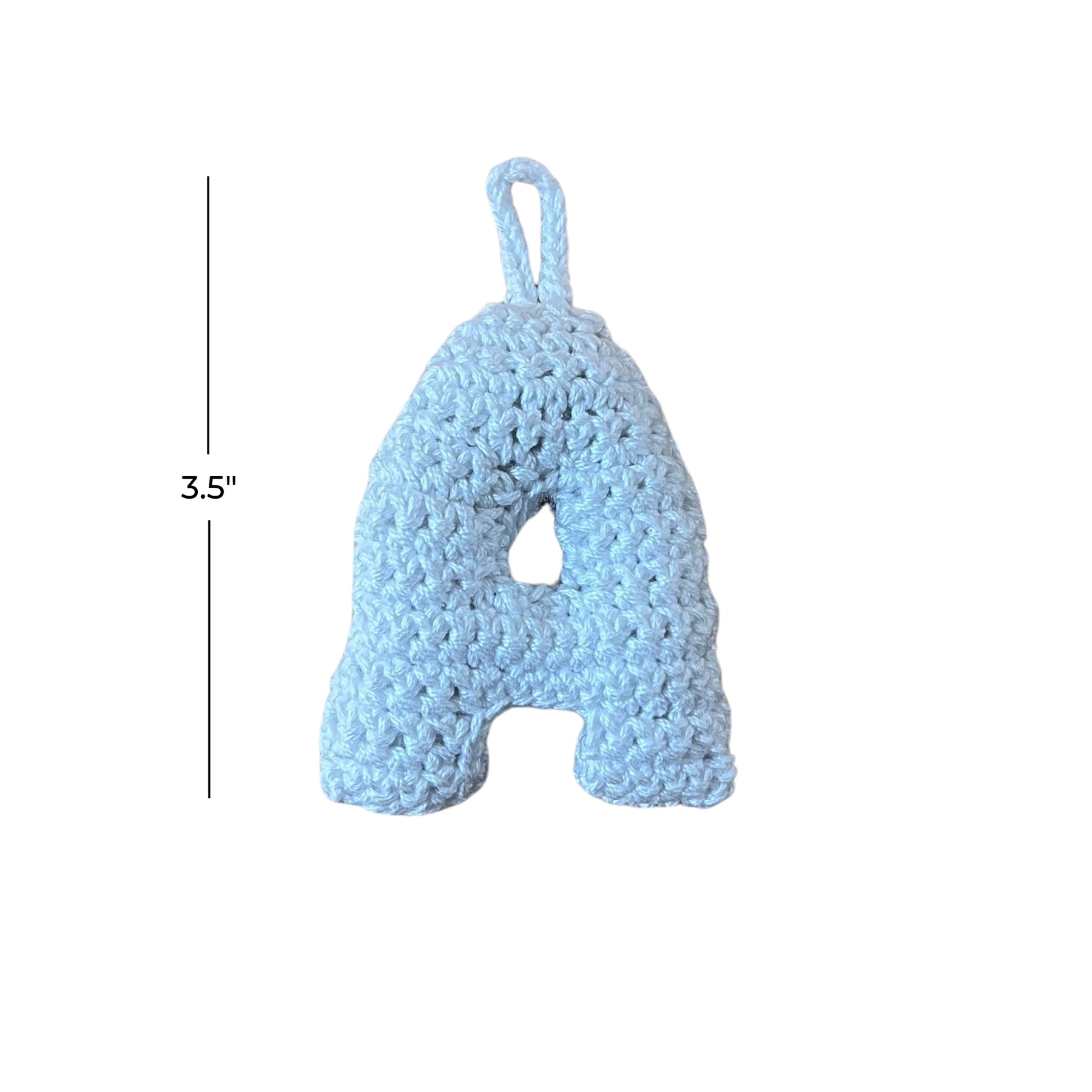 Crochet Alphabets Letters in White | Handmade