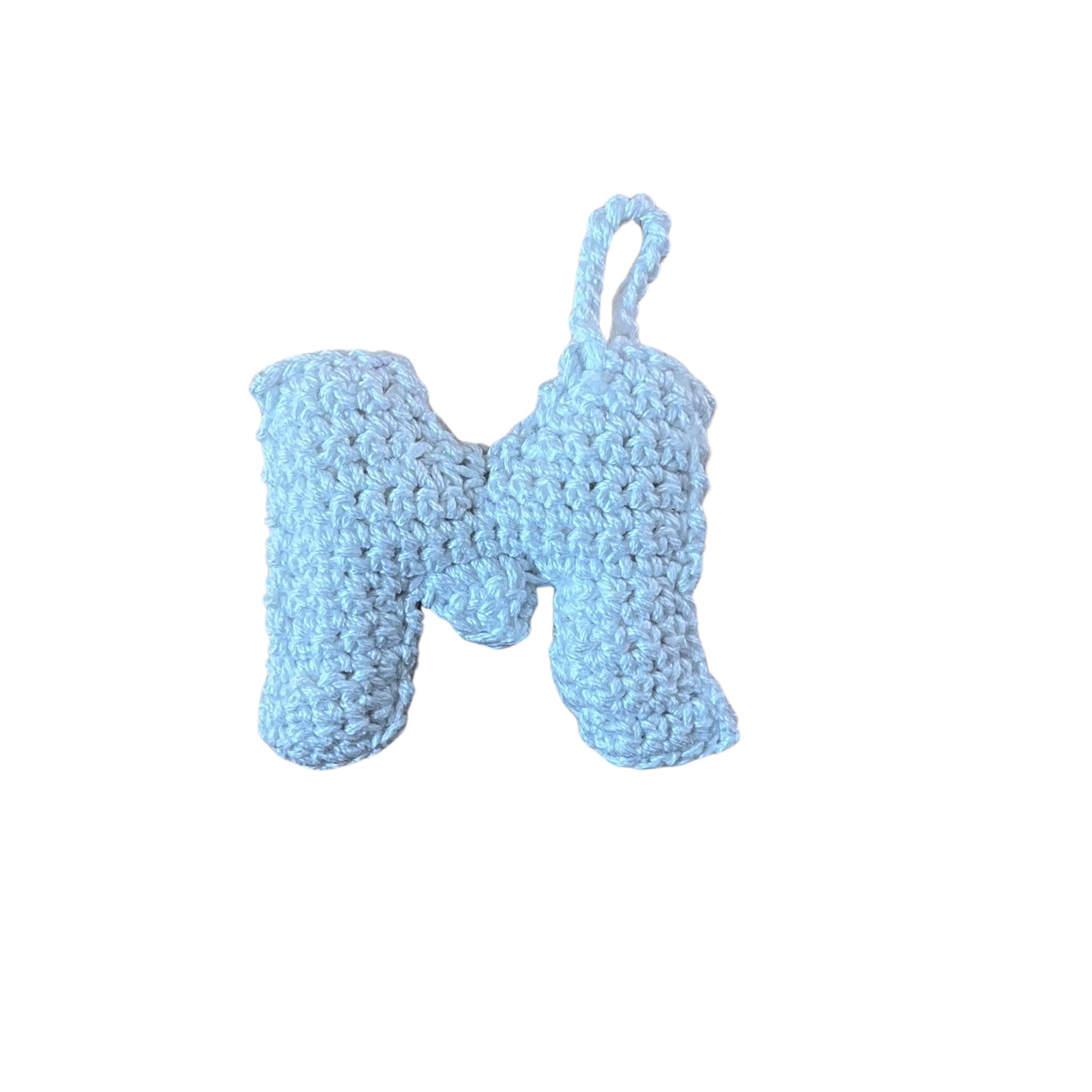 Crochet Alphabets Letters in White | Handmade