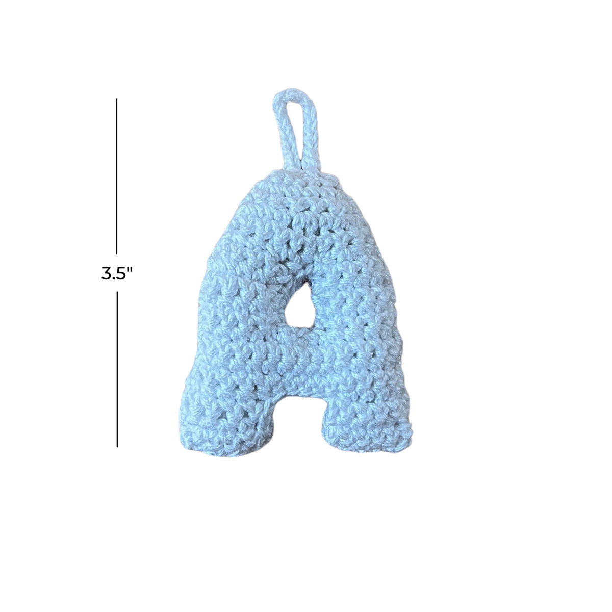 Crochet Alphabets Letters in White | Handmade