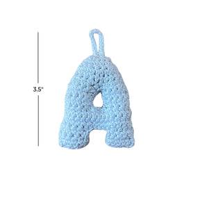 Crochet Alphabets Letters in White | Handmade