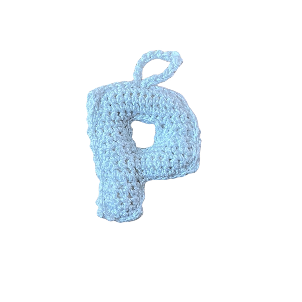 Crochet Alphabets Letters in White | Handmade
