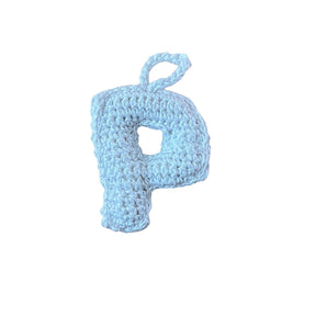 Crochet Alphabets Letters in White | Handmade