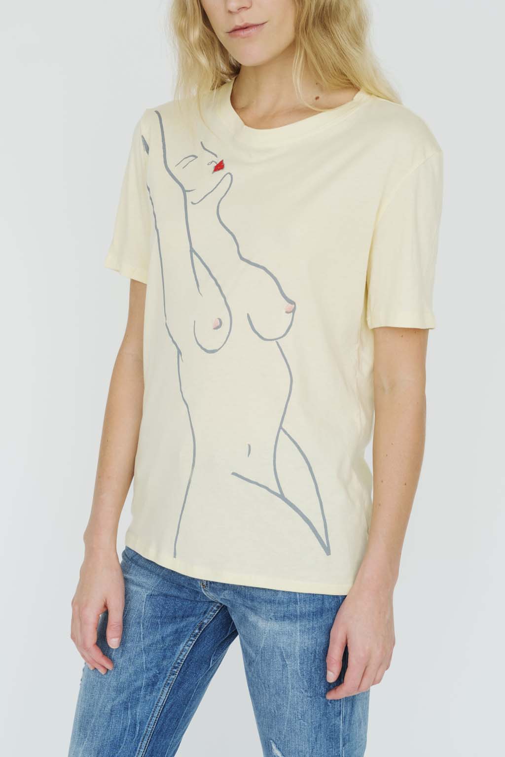 Hand Embroidered | Paloma Tee